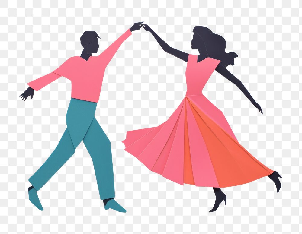 PNG Dancing togetherness recreation happiness. AI generated Image by rawpixel.