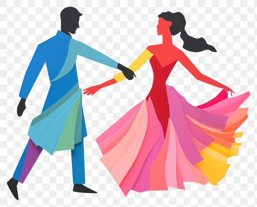 PNG Dancing adult togetherness affectionate. AI generated Image by rawpixel.