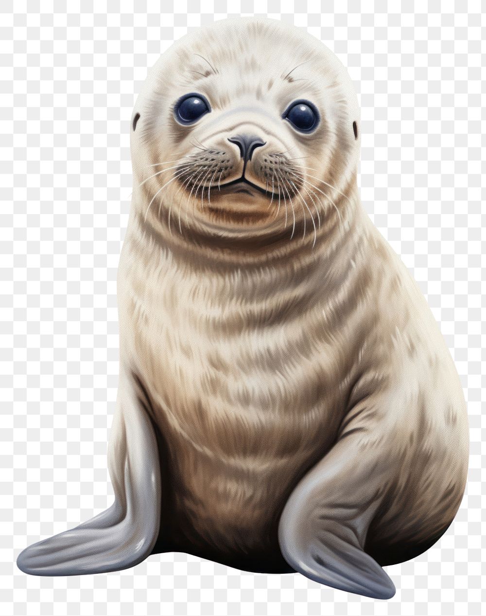 PNG Baby seal animal mammal rat. AI generated Image by rawpixel.