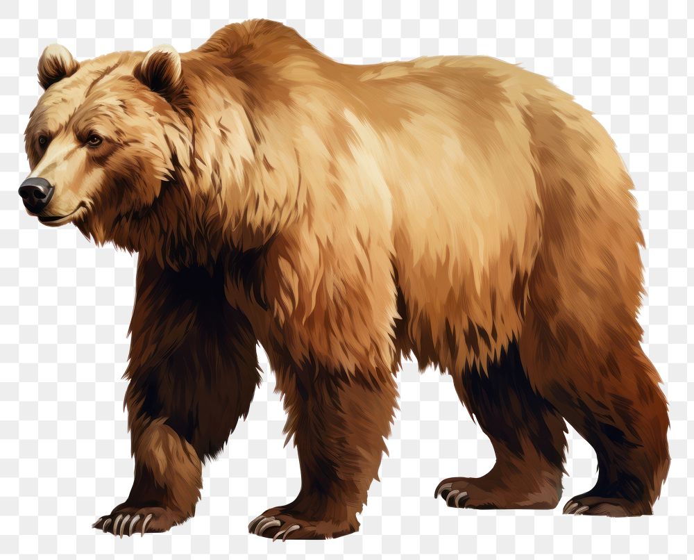 PNG Bear bear mammal animal. AI generated Image by rawpixel.
