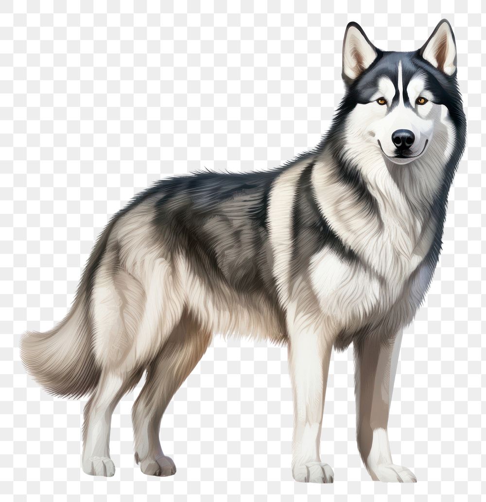 PNG Husky mammal animal wolf. AI generated Image by rawpixel.