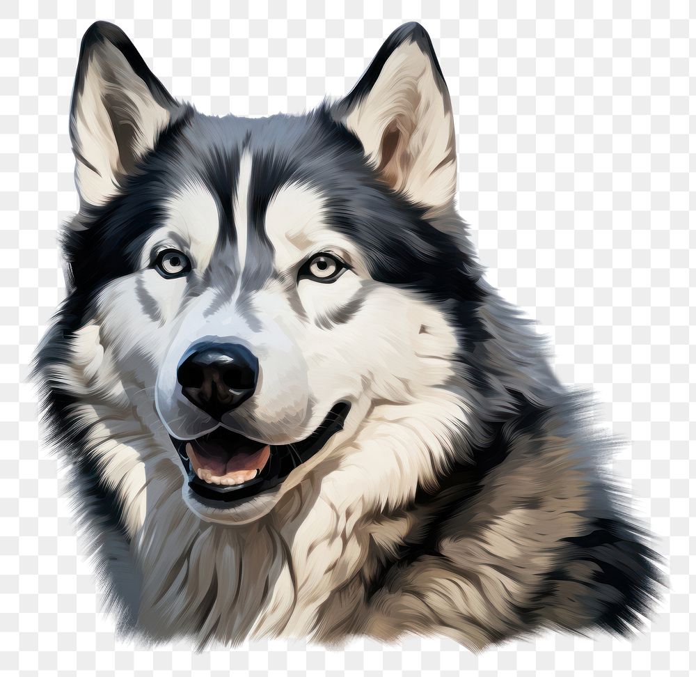 PNG Husky mammal animal wolf. AI generated Image by rawpixel.