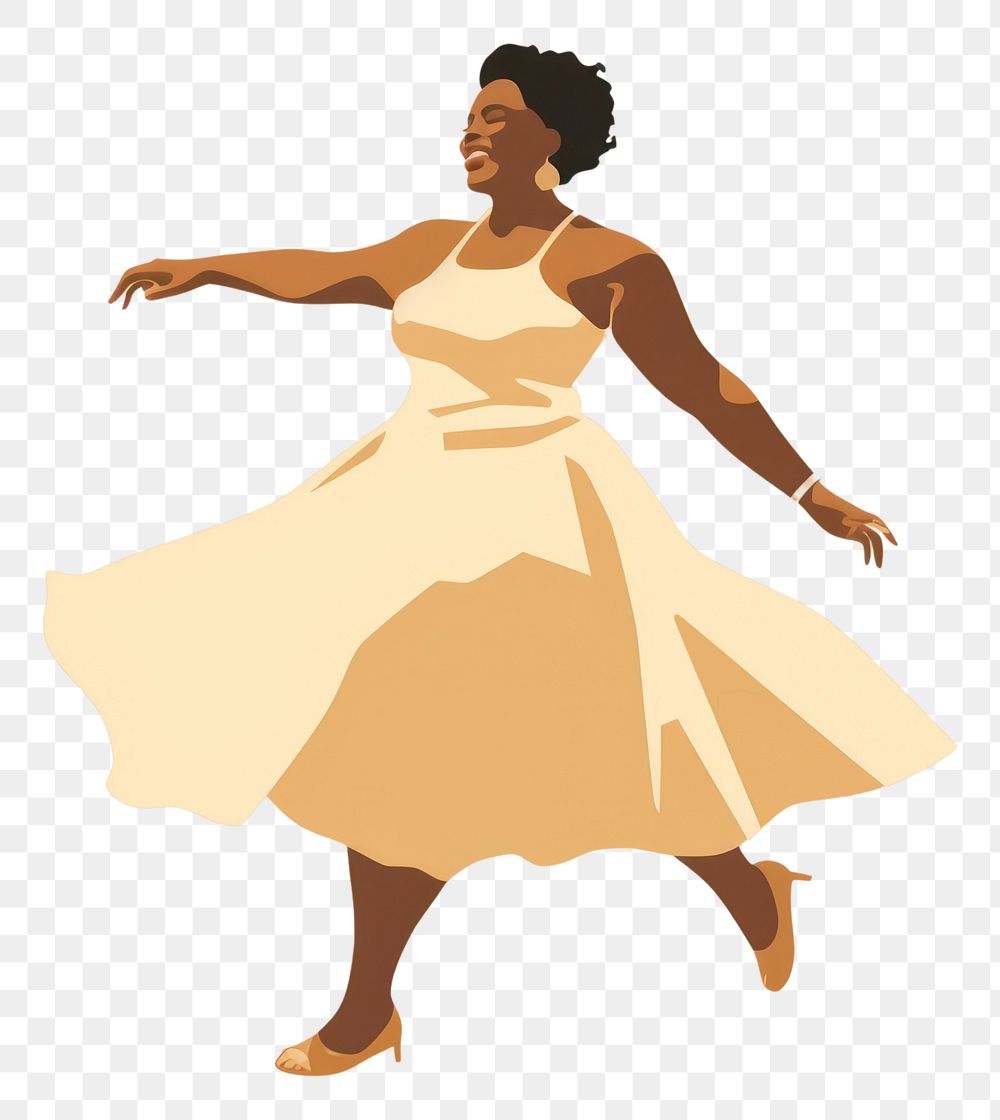 PNG African american dancing ballet adult. AI generated Image by rawpixel.