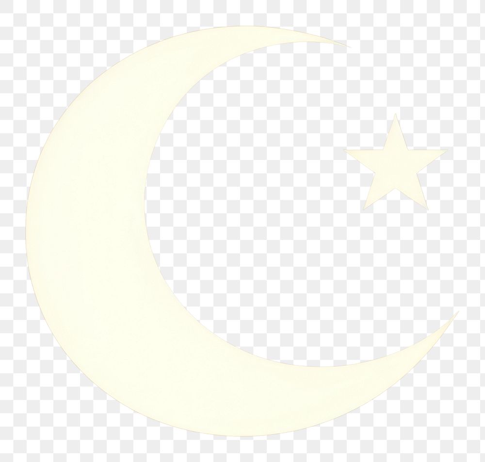 PNG Islam astronomy symbol night. 