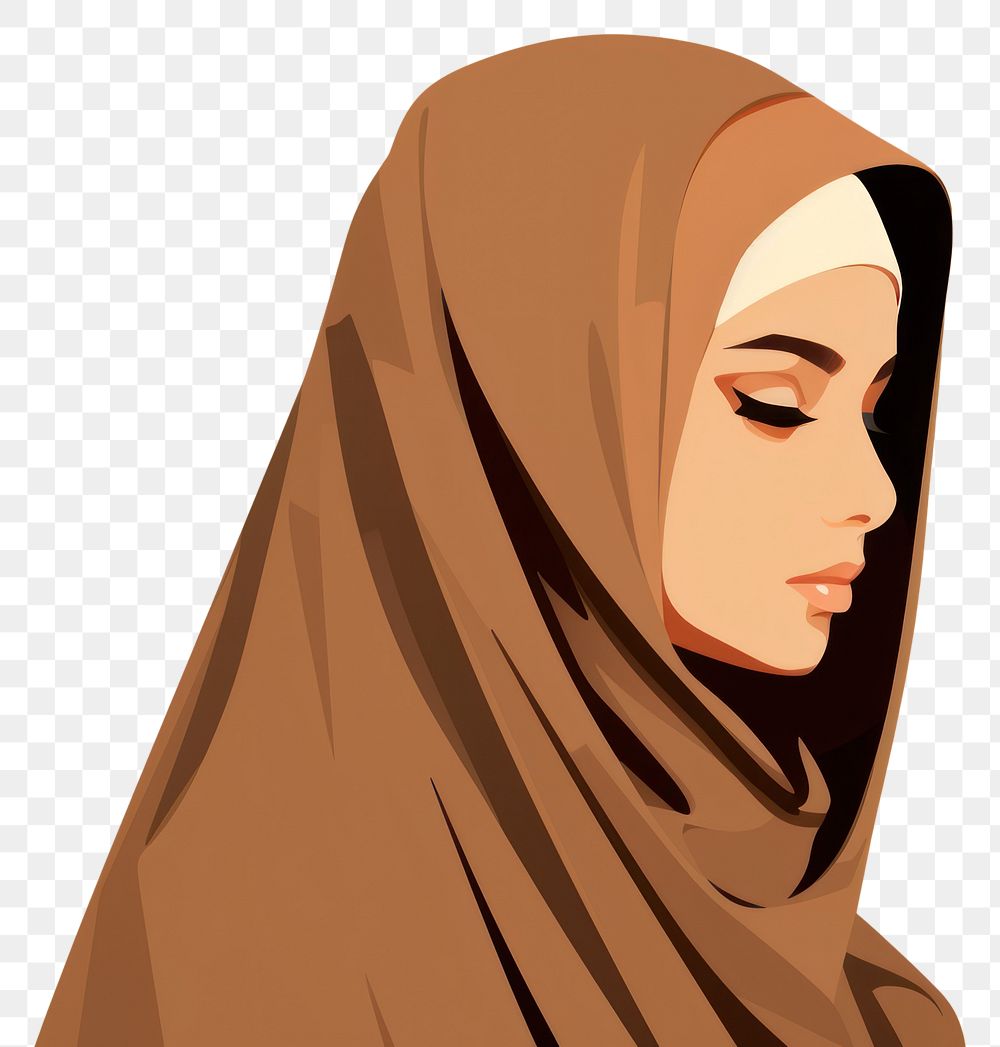 PNG Islam woman portrait fashion adult. AI generated Image by rawpixel.