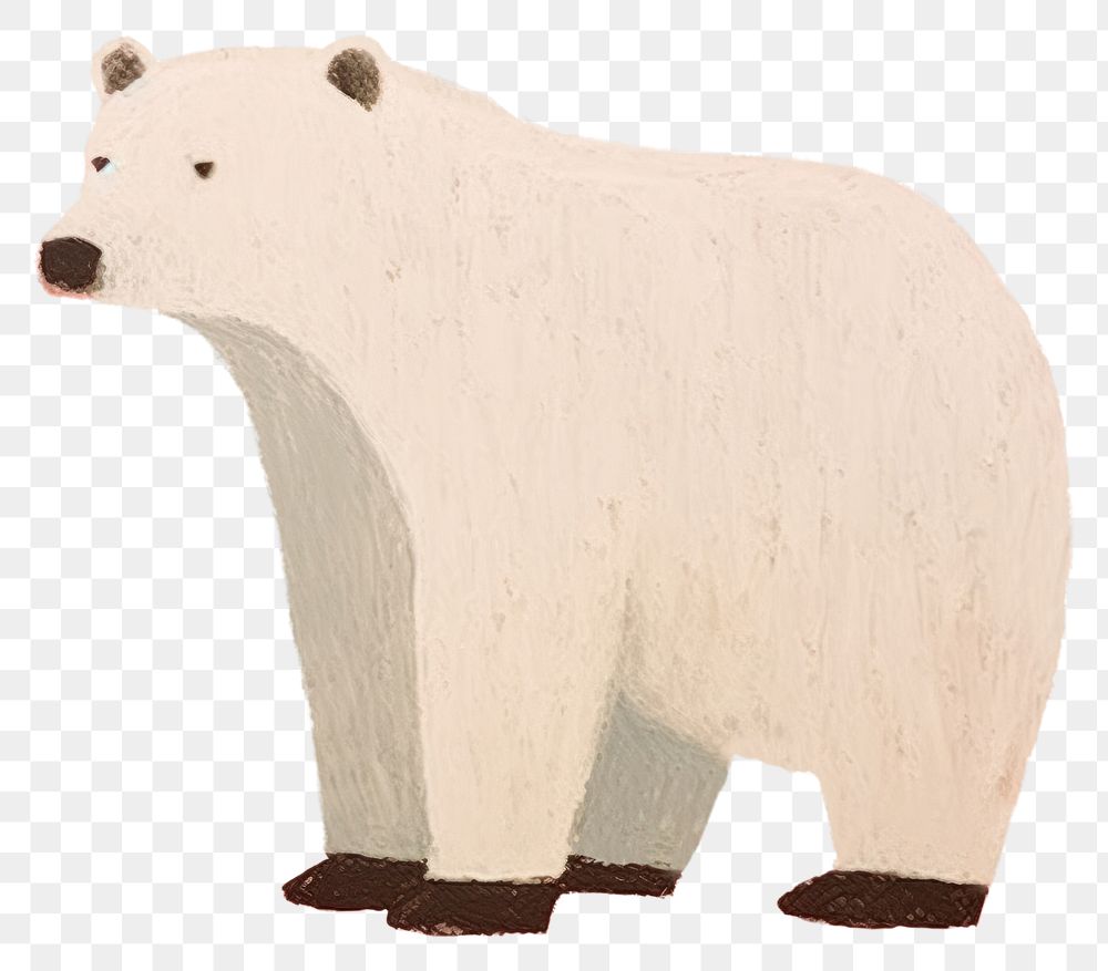 PNG Bear bear art painting. AI generated Image by rawpixel.