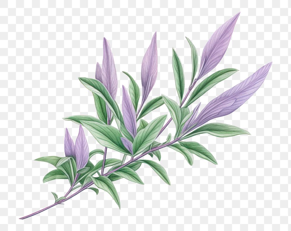 PNG Plant lavender drawing herbs
