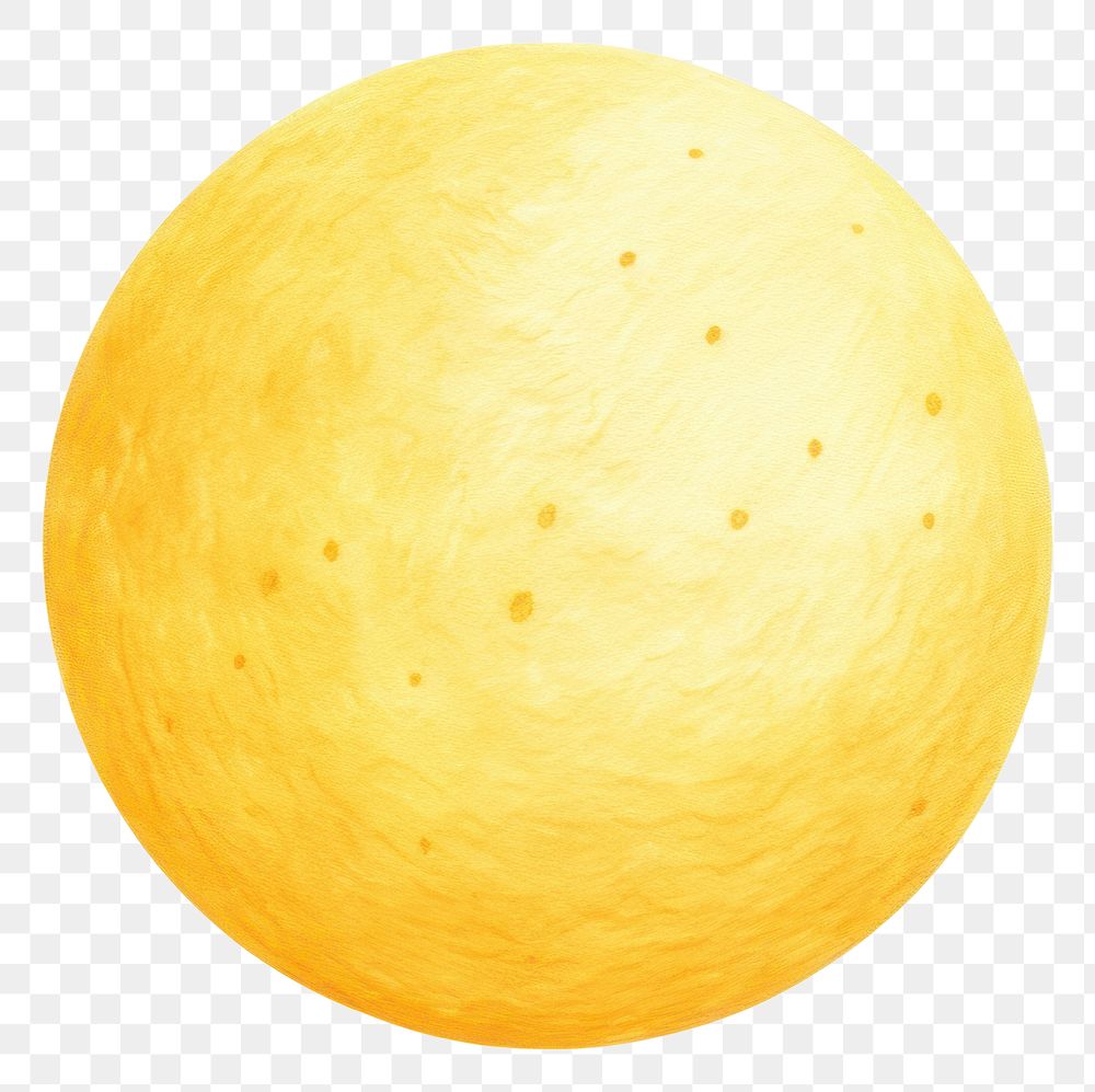 PNG Moon yellow food white background. AI generated Image by rawpixel.