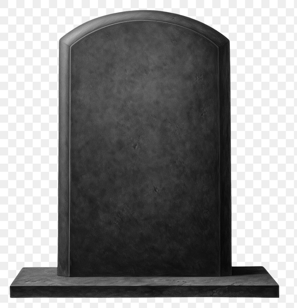 PNG Tombstone memorial black white background. AI generated Image by rawpixel.