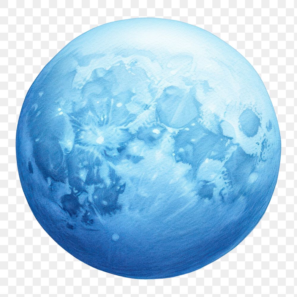 PNG Moon planet space globe. 