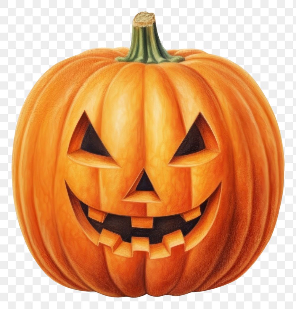 PNG Halloween halloween jack-o-lantern vegetable. 