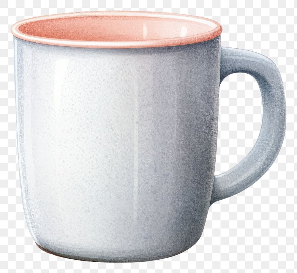 PNG Coffee mug porcelain drink cup. AI generated Image by rawpixel.