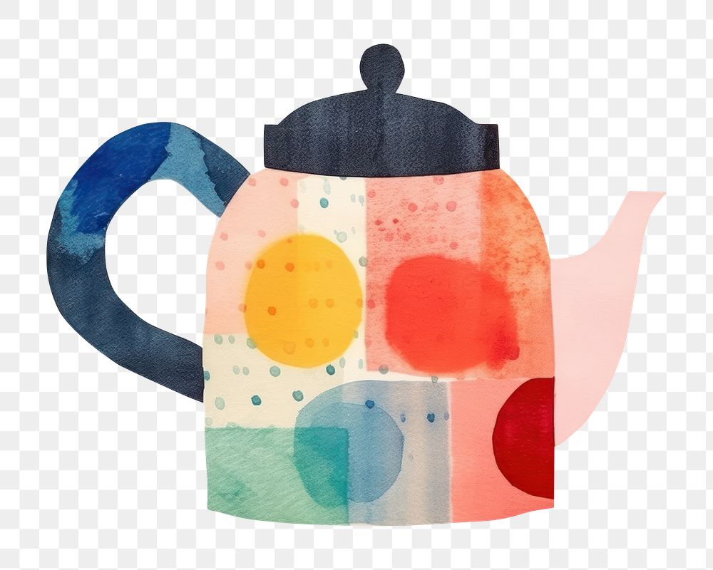 PNG Tea pot art teapot refreshment. AI generated Image by rawpixel.