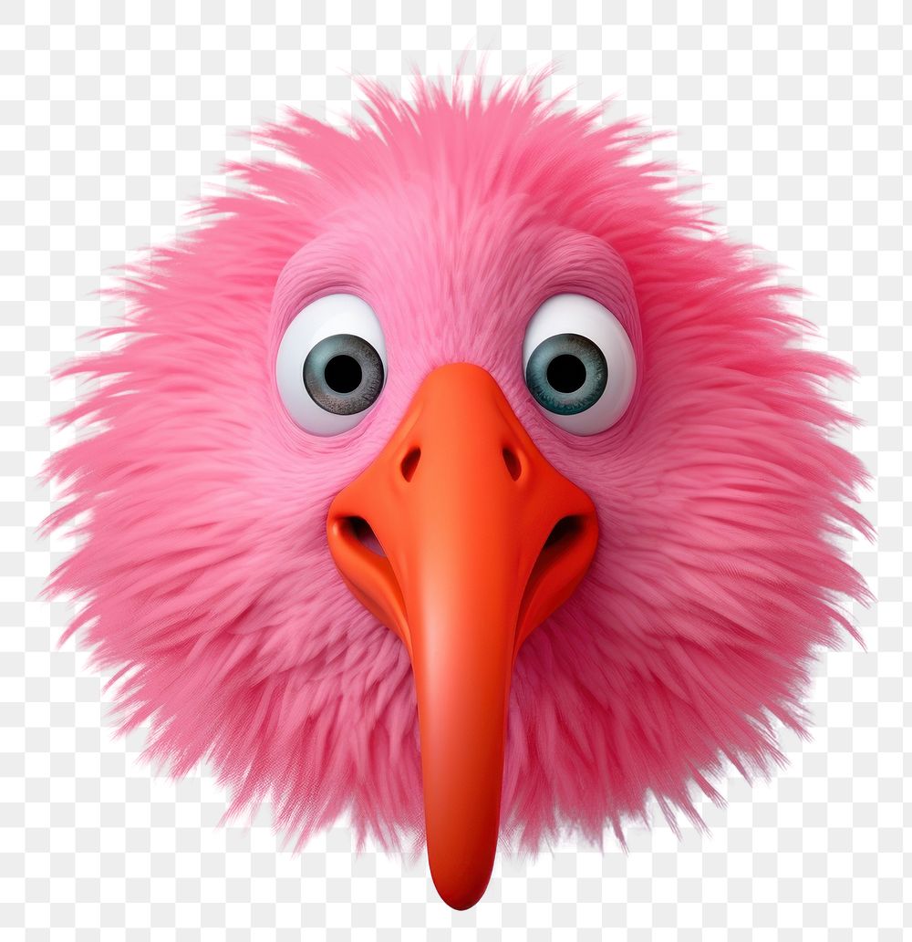 PNG Flamingo cartoon animal bird. 