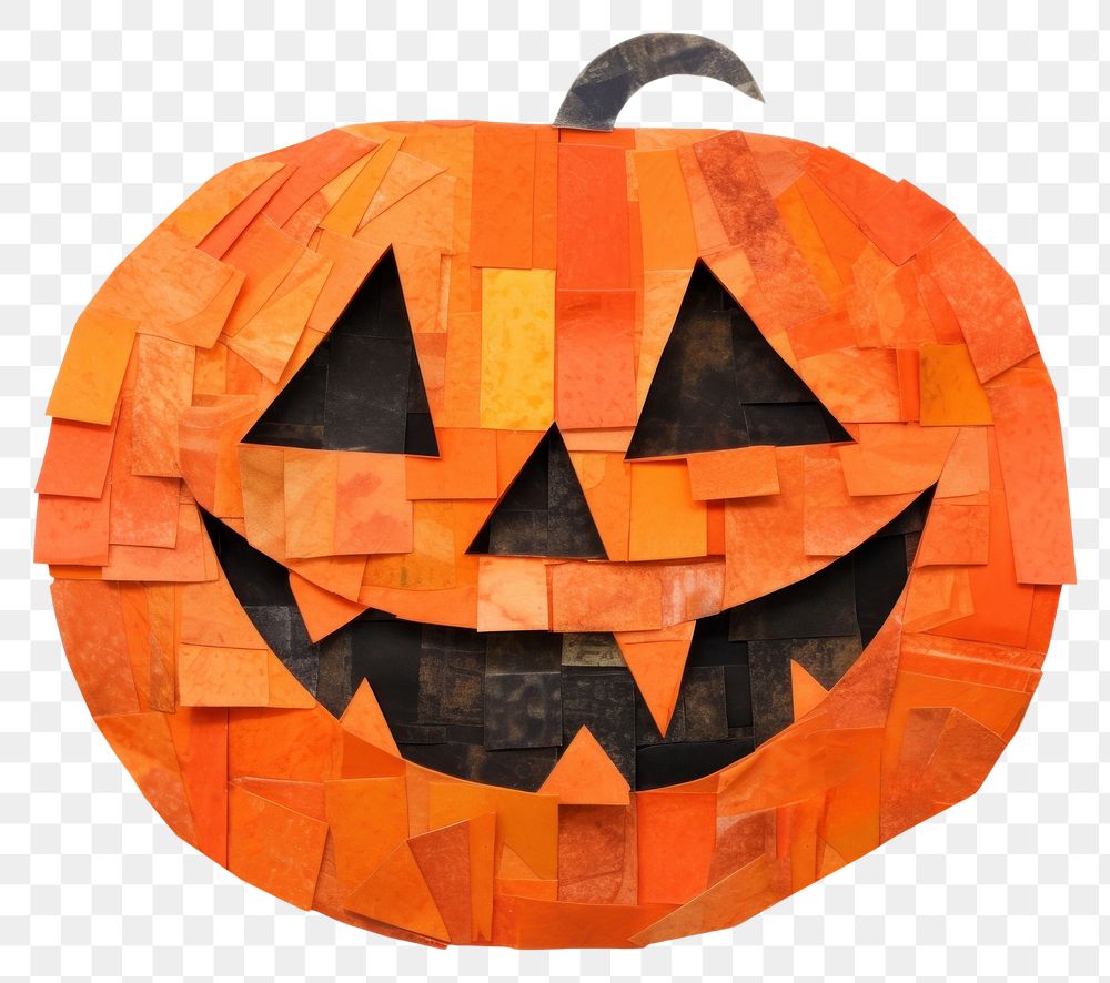 PNG Jack o lantern halloween craft anthropomorphic. AI generated Image by rawpixel.