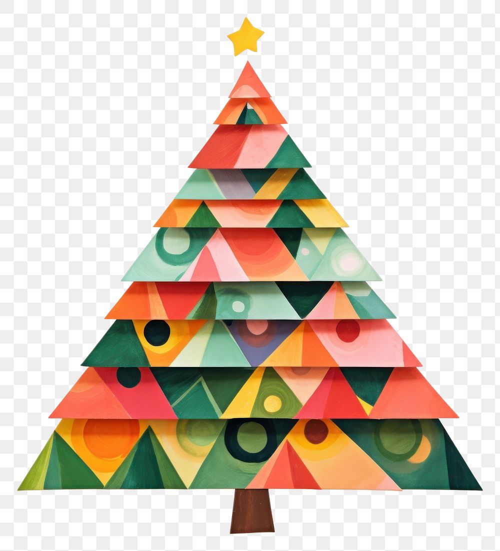 PNG Christmas tree art clapperboard celebration. AI generated Image by rawpixel.