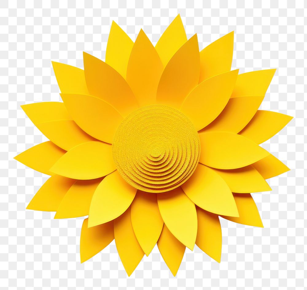 PNG Sunflower petal plant art. 