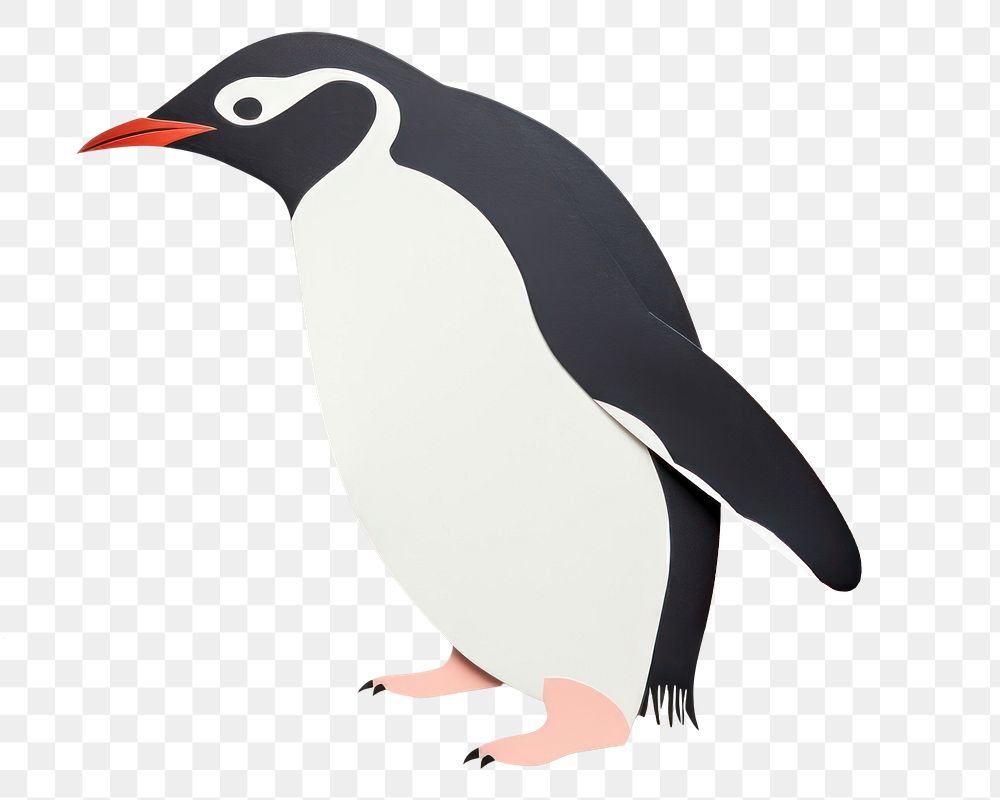 PNG Penguin animal bird creativity. AI generated Image by rawpixel.