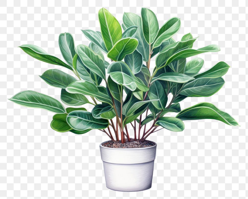 PNG Houseplant leaf white background freshness. 