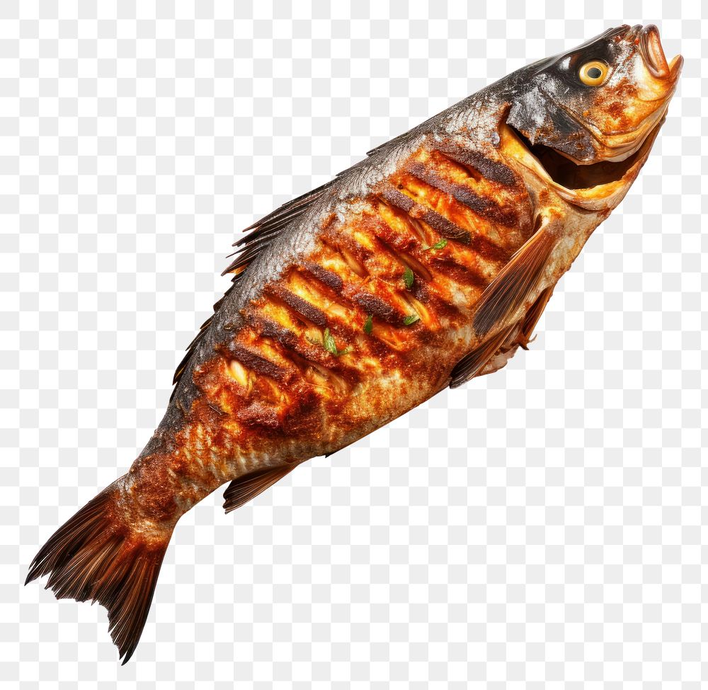 PNG Animal fish freshness barbecue. AI generated Image by rawpixel.