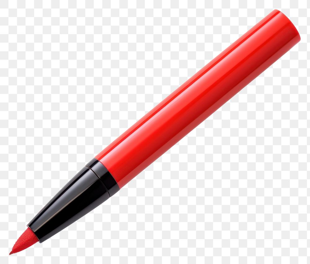PNG Marker pen red white background cosmetics. AI generated Image by rawpixel.