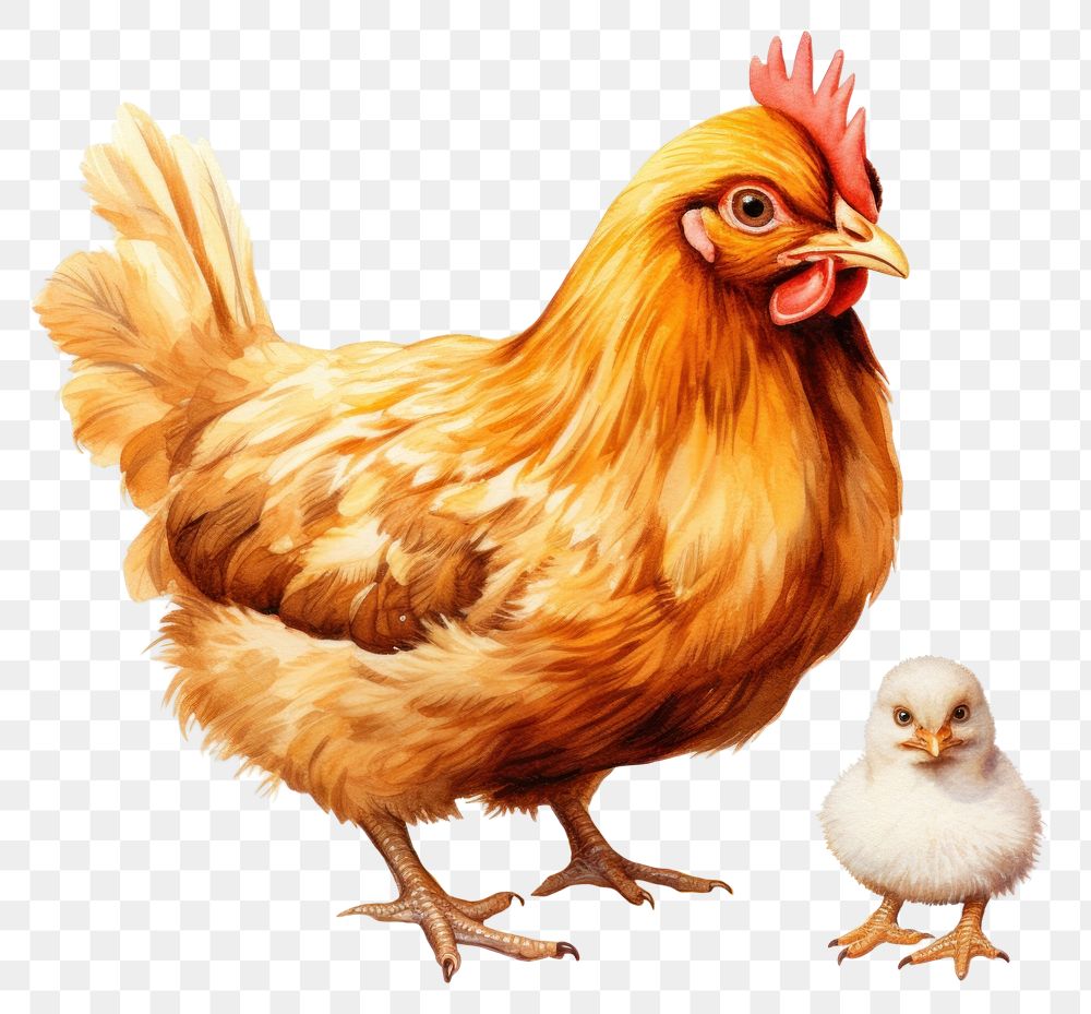 PNG Chicken poultry animal bird. 