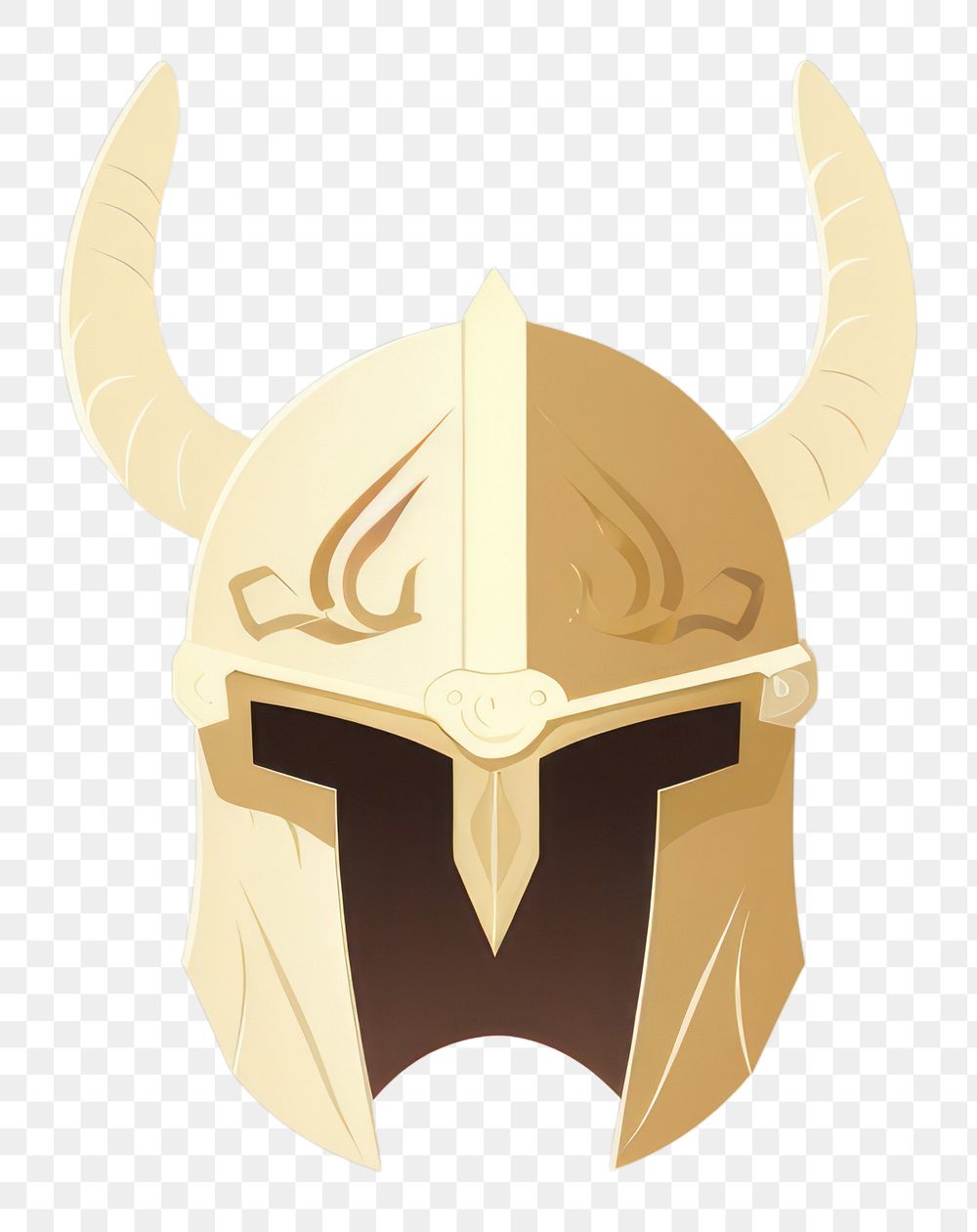 PNG Viking helmet logo disguise cartoon. AI generated Image by rawpixel.