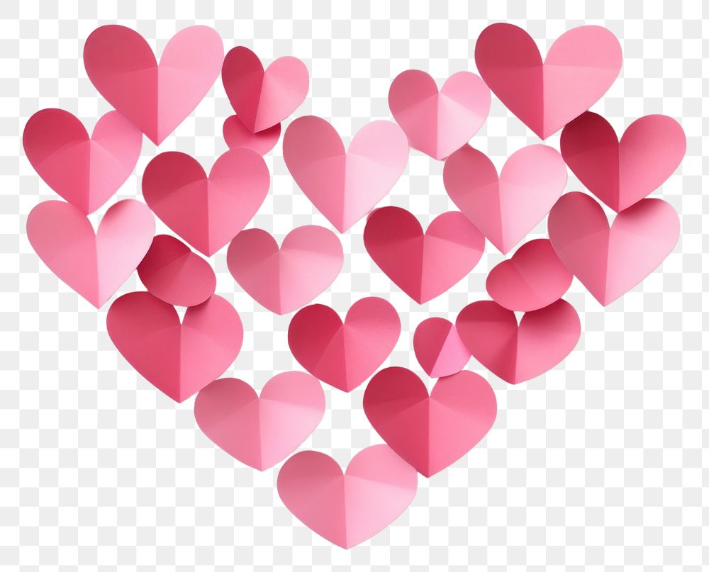 PNG Pink heart white background Premium PNG rawpixel