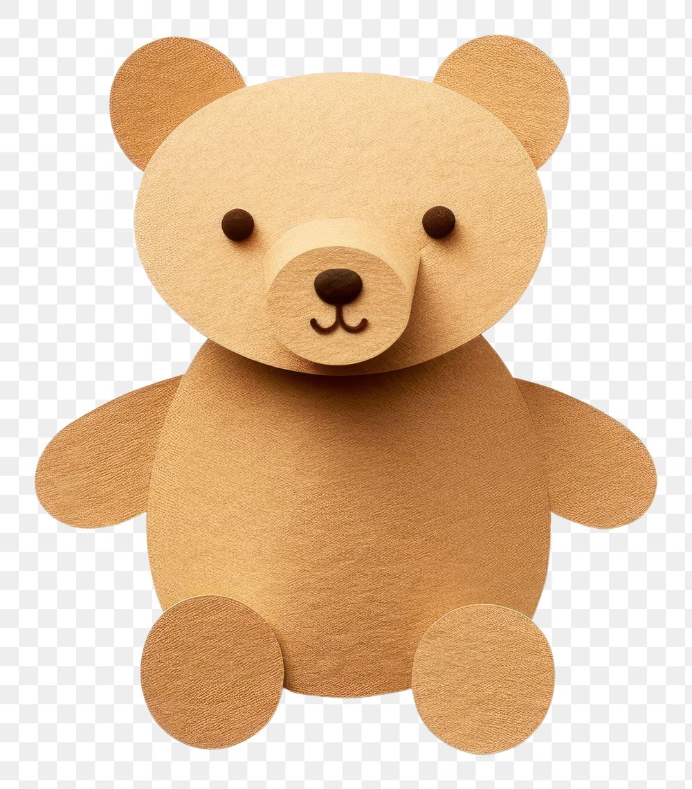 PNG Teddy bear plush cute toy. 