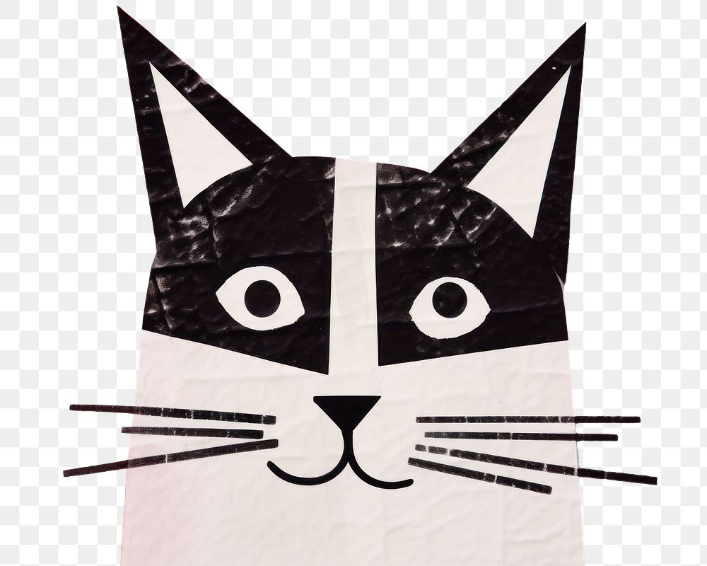 PNG Cat art pattern representation. AI generated Image by rawpixel.