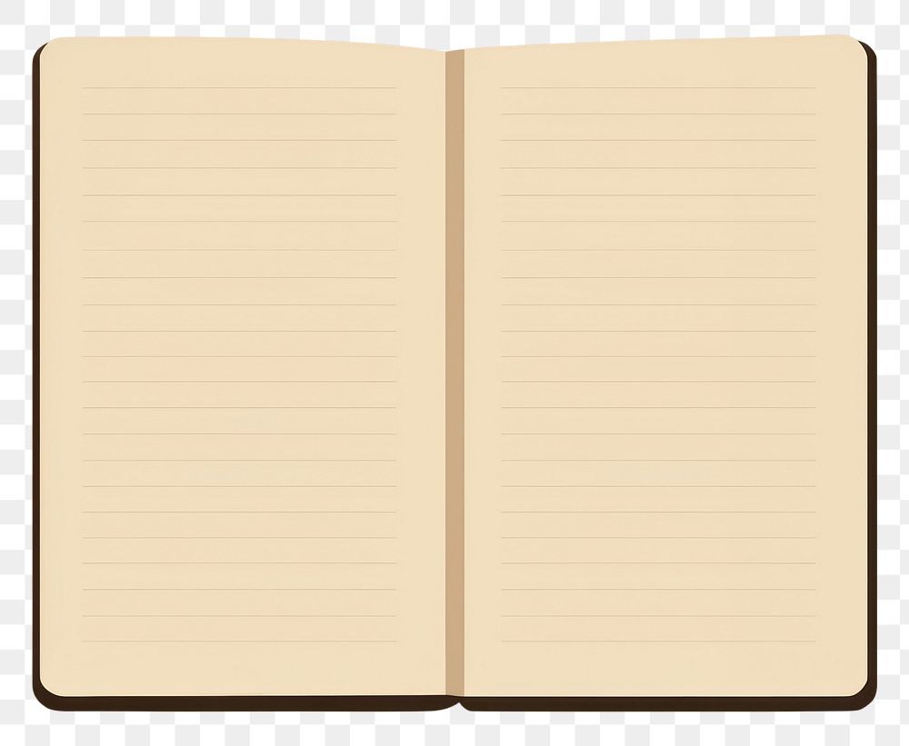 PNG Notebook paper publication diary page. AI generated Image by rawpixel.