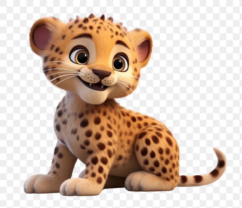 PNG A cute Leopard leopard wildlife cheetah. 