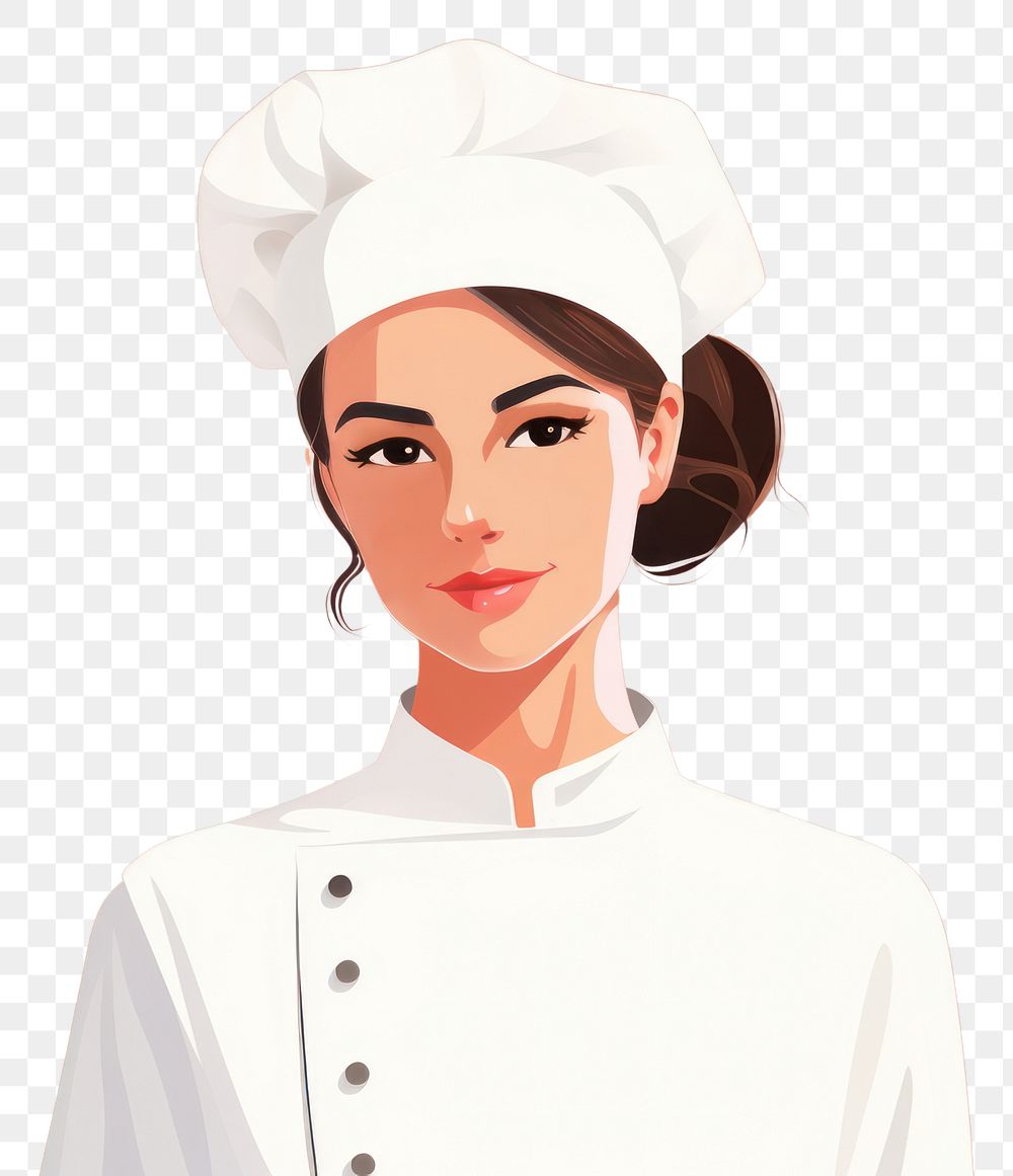 PNG Chef portrait female adult. AI generated Image by rawpixel.