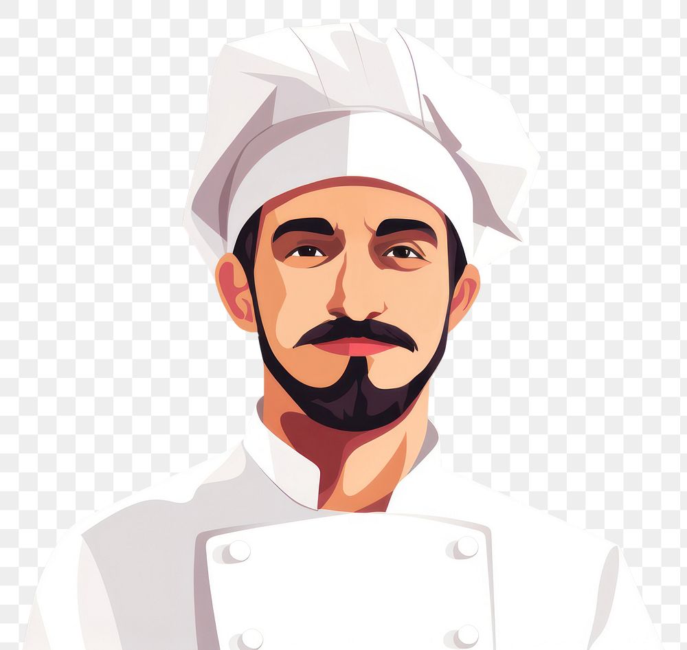 PNG Chef portrait beard adult. AI generated Image by rawpixel.