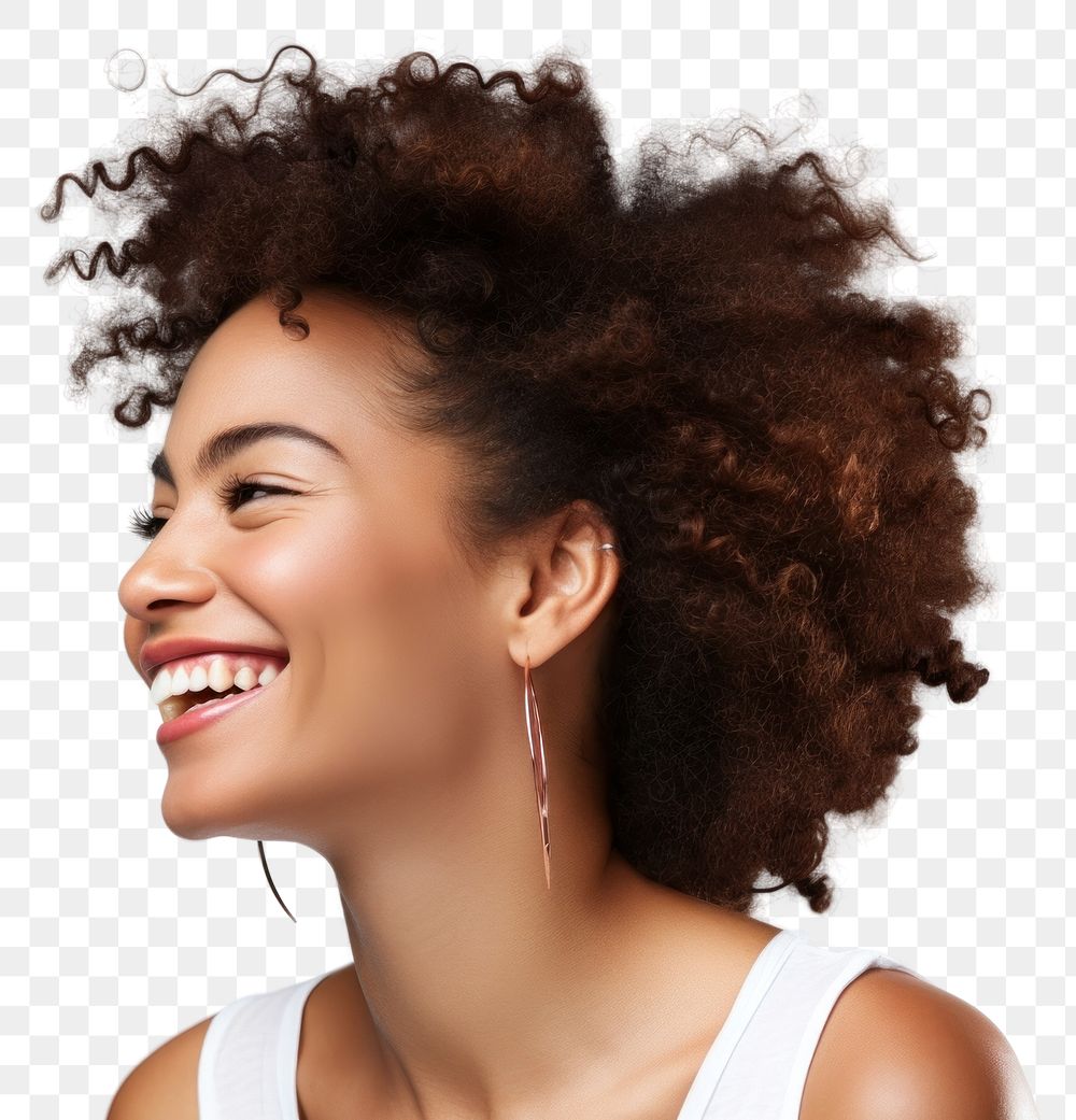 PNG Portrait laughing adult smile. AI generated Image by rawpixel.