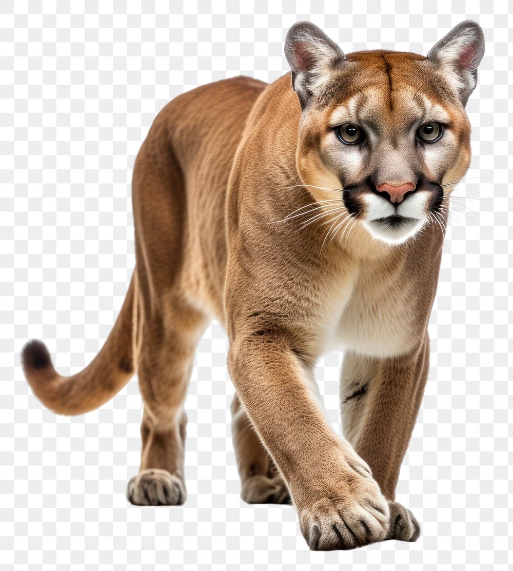 PNG Cougar wildlife animal mammal. AI generated Image by rawpixel.