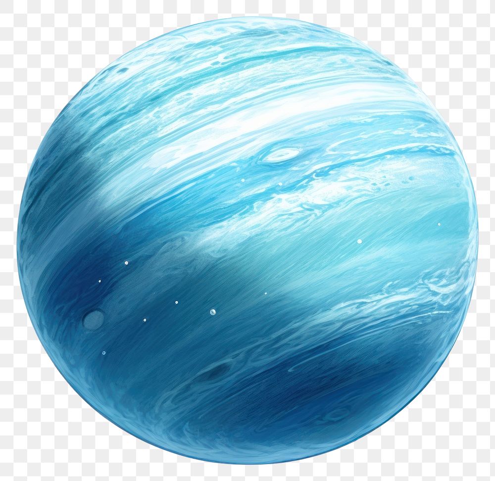 PNG Planet uranus sphere space astronomy. AI generated Image by rawpixel.