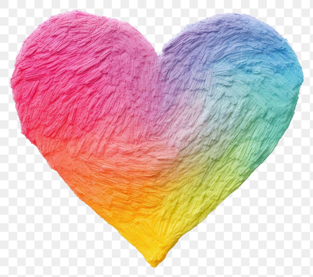 PNG Heart creativity gumdrop rainbow. 