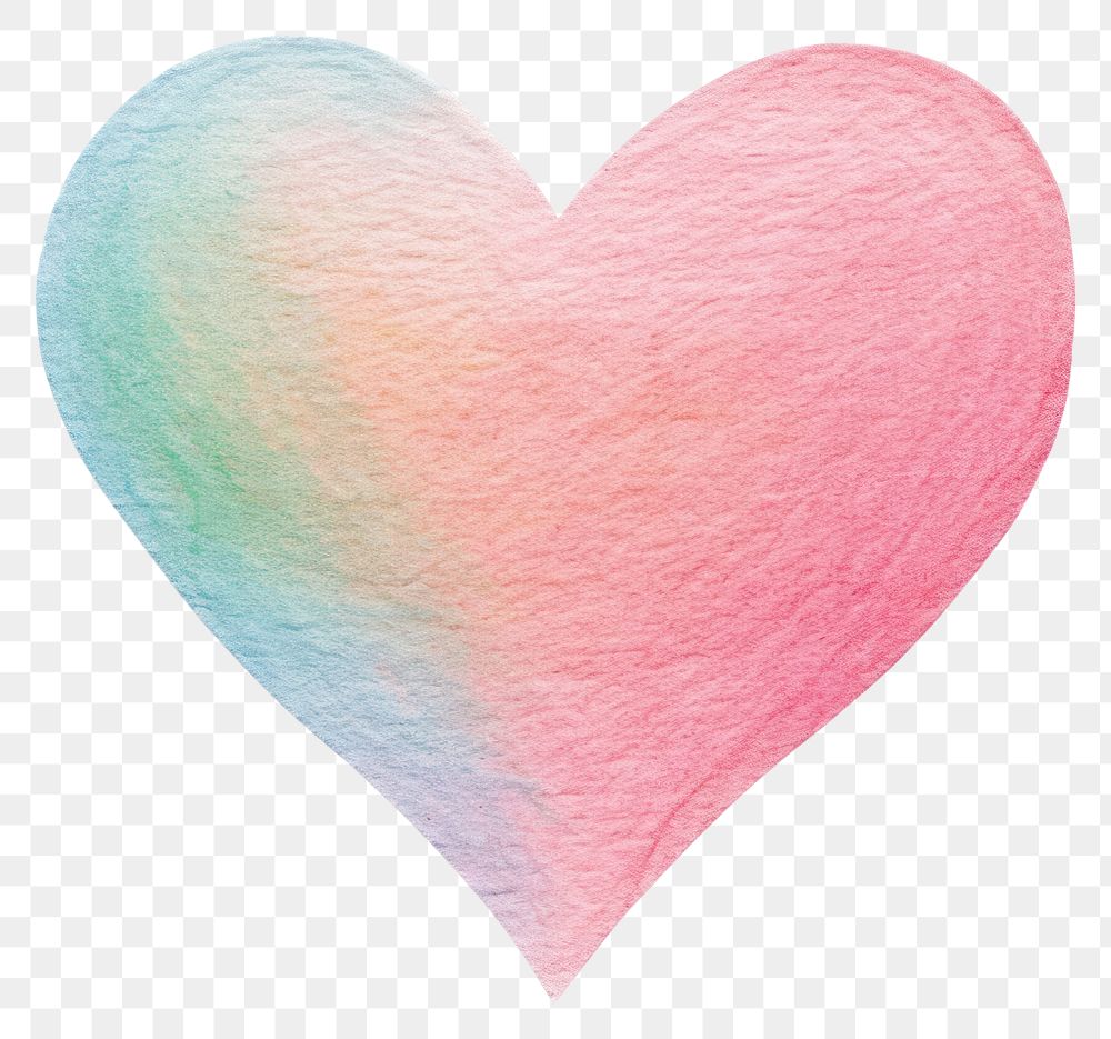 PNG A heart backgrounds white background pastel colored. 