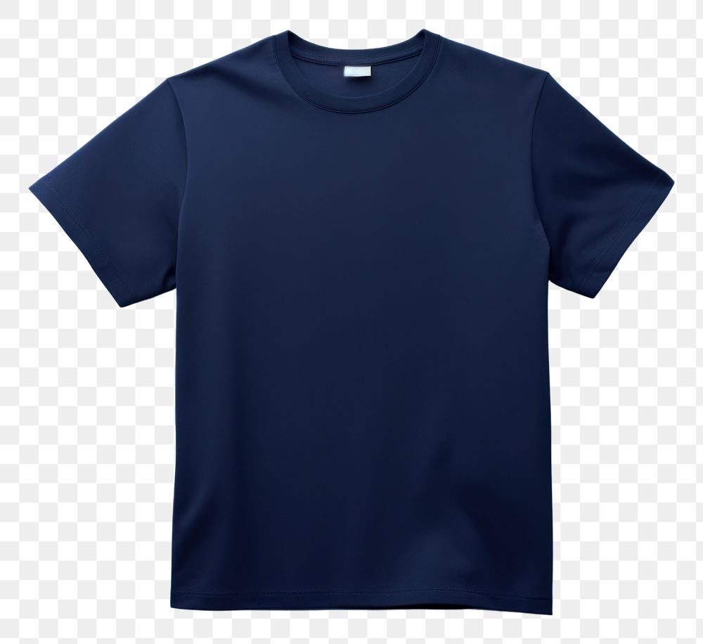 PNG T-shirt sleeve blue outerwear. AI generated Image by rawpixel.