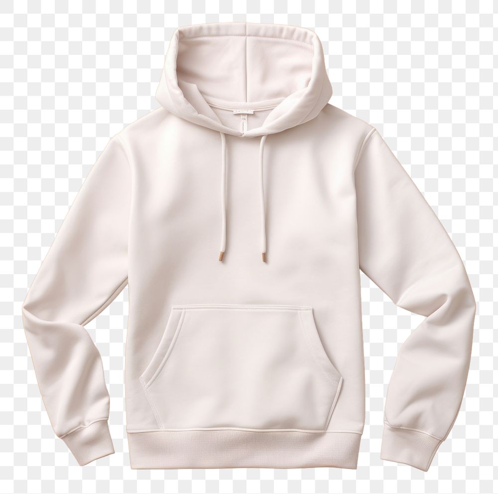 PNG Hood sweatshirt hoodie white