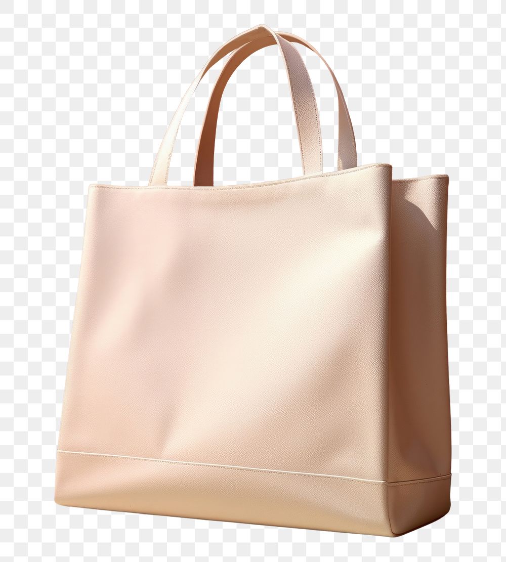 PNG Bag handbag brown white. 