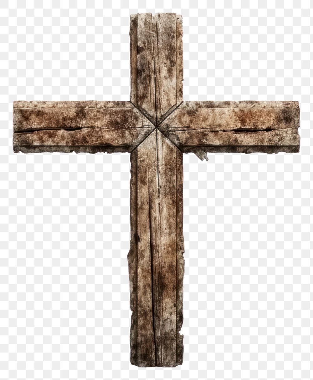 PNG Symbol cross wood architecture. AI generated Image by rawpixel.