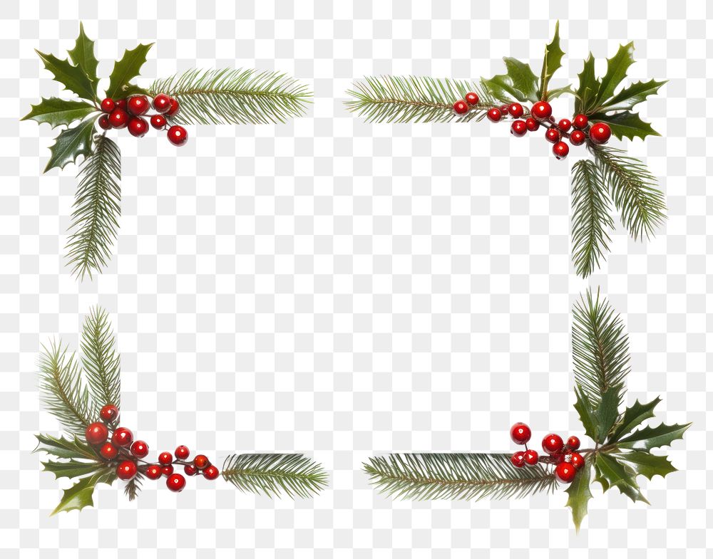 PNG Christmas border christmas white background celebration