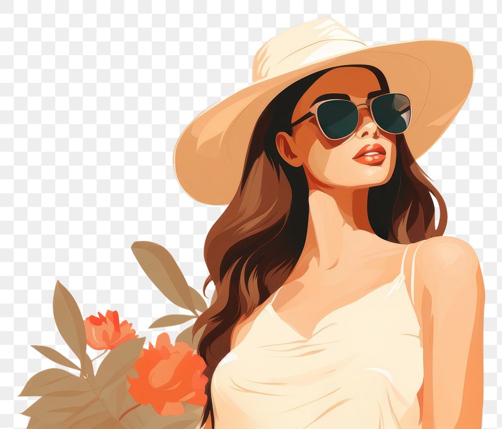 PNG Woman sunglasses summer adult. AI generated Image by rawpixel.