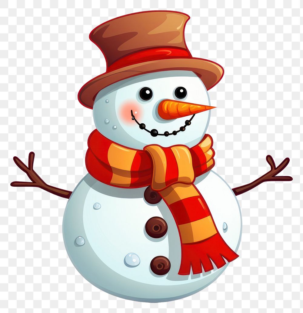 PNG Snowman snowman cartoon winter. 