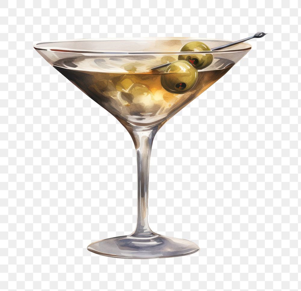 PNG Cocktail martini drink refreshment. AI generated Image by rawpixel.