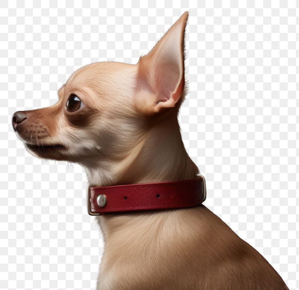 PNG Chihuahua collar mammal animal. AI generated Image by rawpixel.