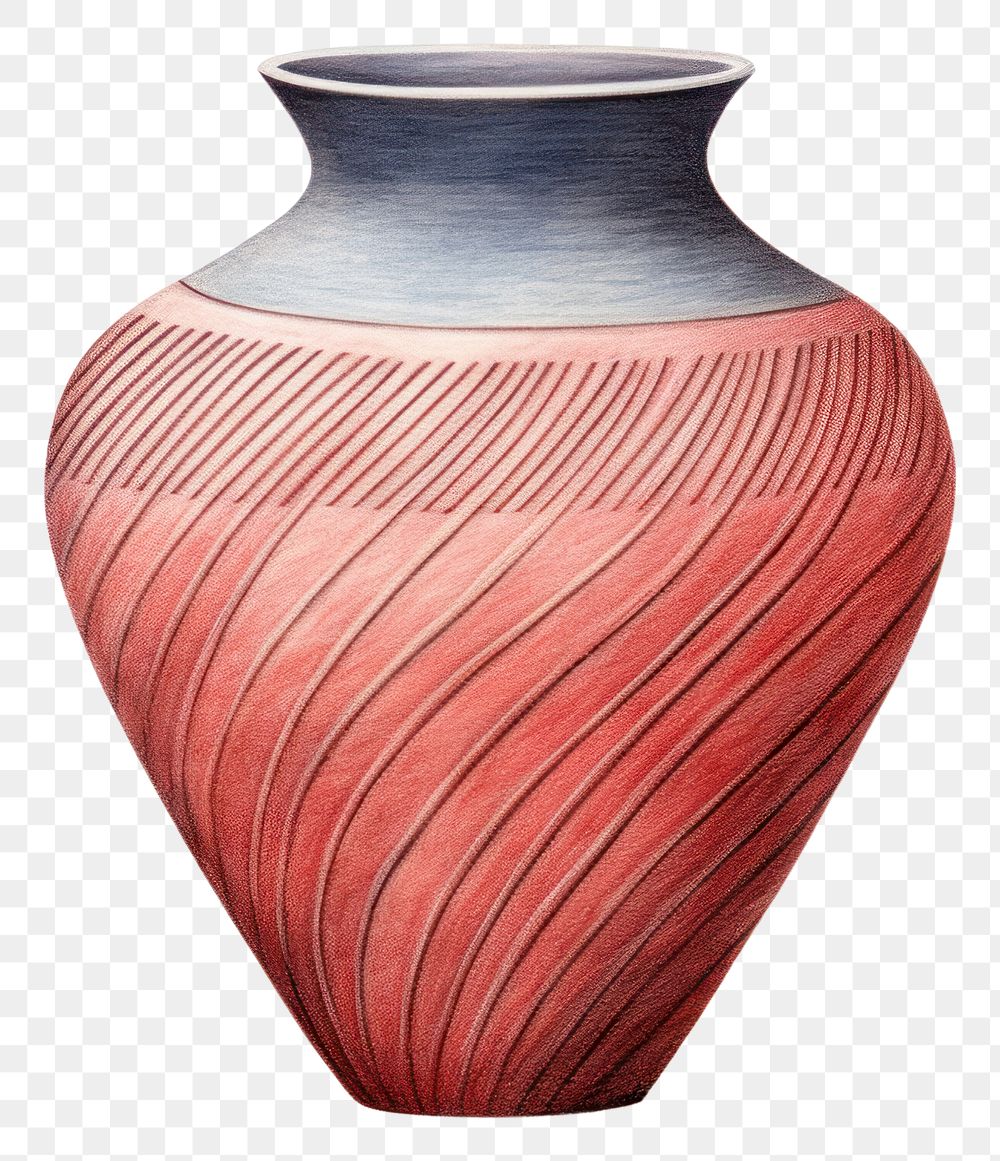 PNG Africa a vase pottery urn red. AI generated Image by rawpixel.