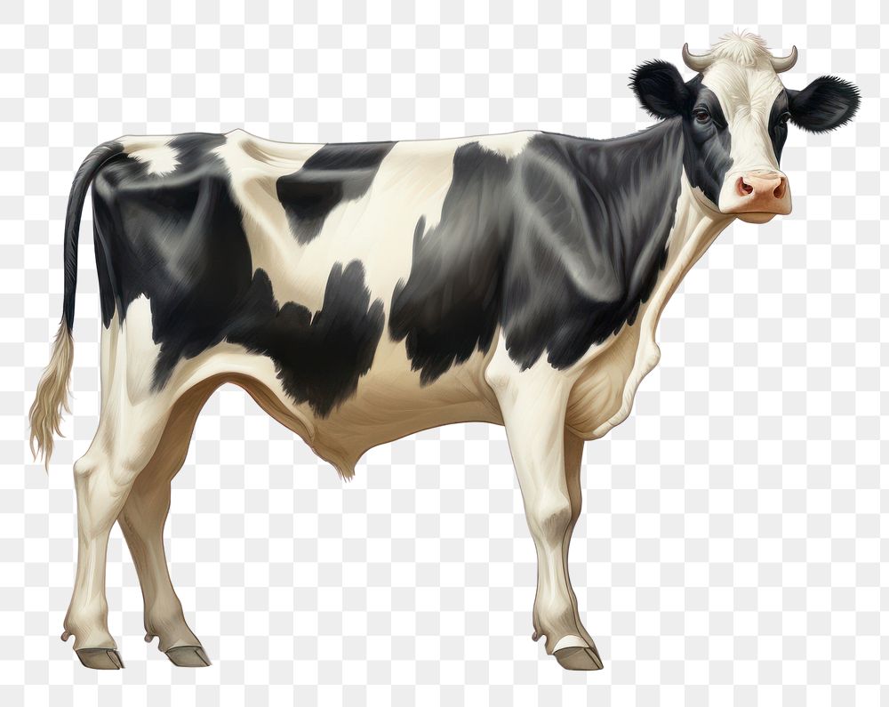 PNG Cow livestock mammal cattle. AI generated Image by rawpixel.